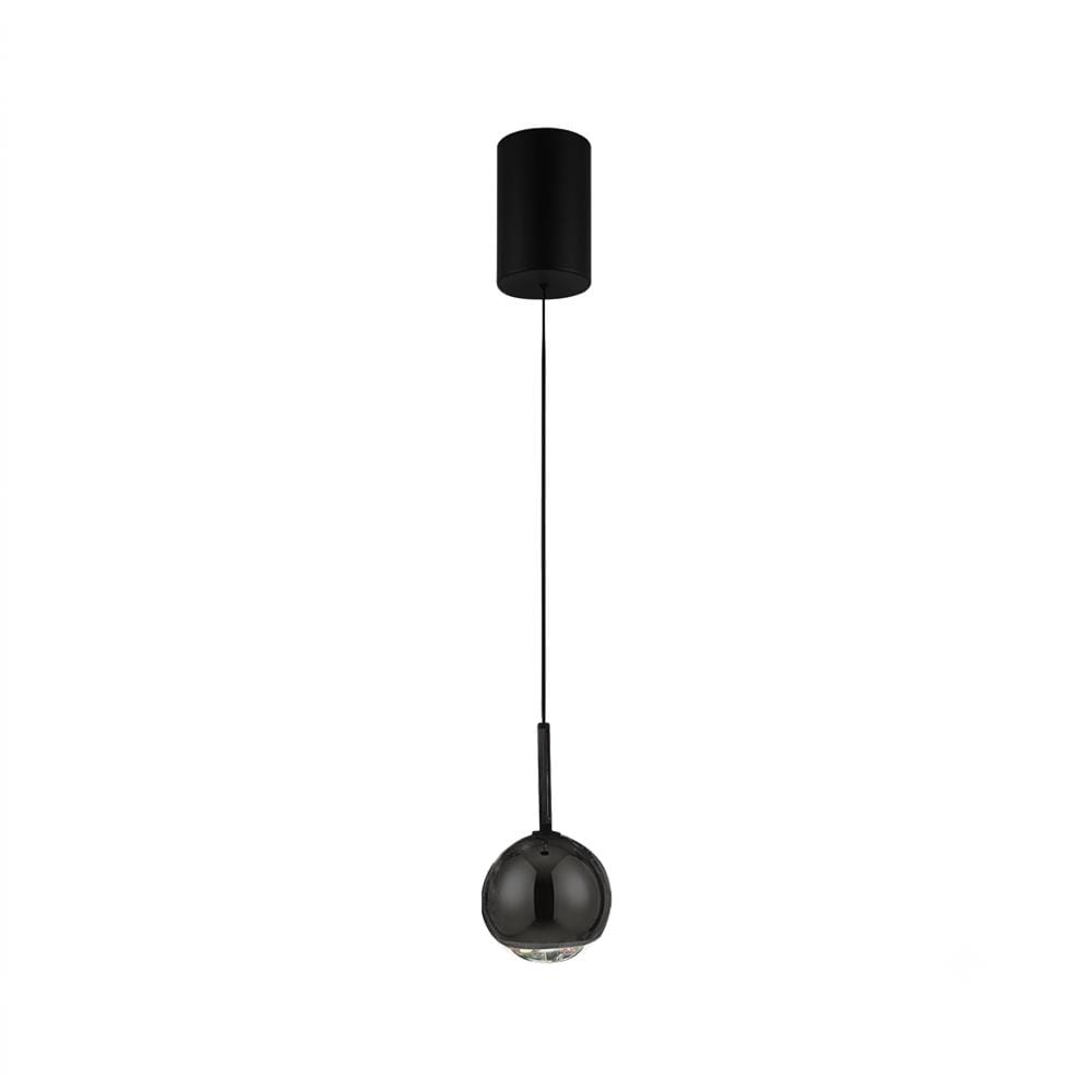 ไฟช่อ LED CARINI KM1606-120mmBP 7 วัตต์ COOL WHITE สีดำ 1 หัว_1