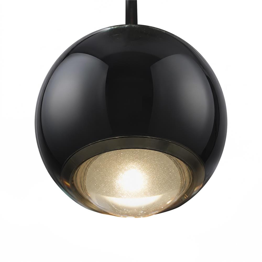 ไฟช่อ LED CARINI KM1606-120mmBP 7 วัตต์ COOL WHITE สีดำ 1 หัว