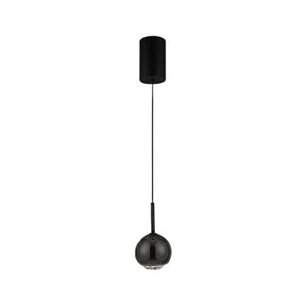 ไฟช่อ LED CARINI KM1606-120mmBP 7 วัตต์ COOL WHITE สีดำ 1 หัว_0