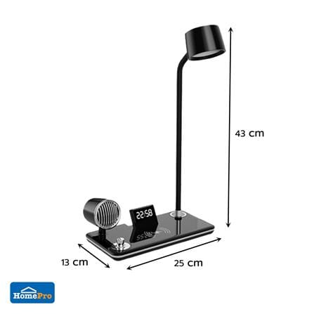 ไฟอ่านหนังสือ LED CARINI WLC MT-1772BK 5 วัตต์ สีดำ_5