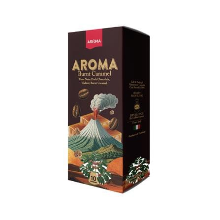 แคปซูลเครื่องชงกาแฟ AROMA เบิร์นคาราเมล 5.5 ก. (10 แคปซูล)_2