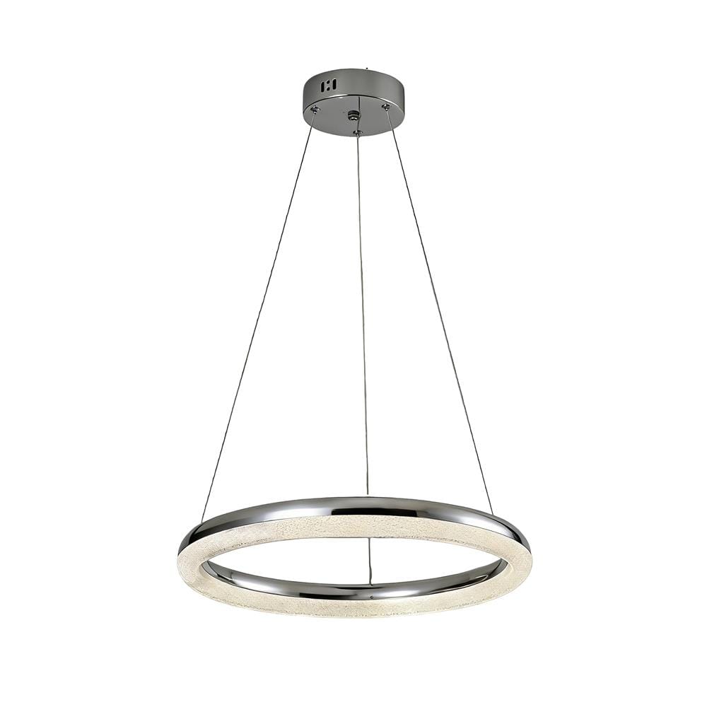 ไฟช่อ LED CARINI KM1858-650 36 วัตต์ DAYLIGHT/COOL WHITE/WARM WHITE สีใส/เงิน 1 หัว_1