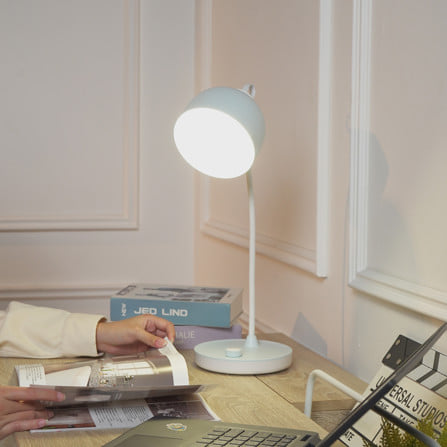 ไฟอ่านหนังสือ LED CARINI YG-T126 2.7 วัตต์ WARM WHITE สีฟ้า/ขาว_2