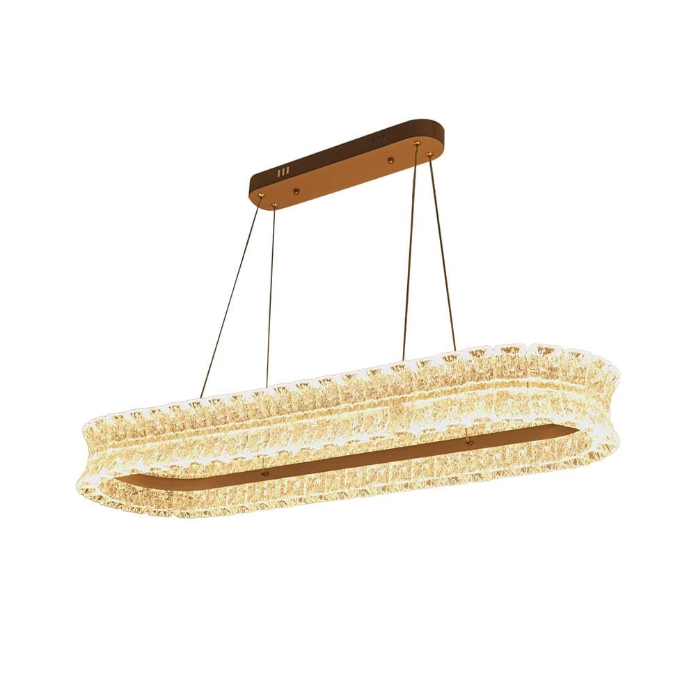 ไฟช่อ LED CARINI KM1685-L900mm 48 วัตต์ DAYLIGHT/COOL WHITE/WARM WHITE สีทอง/ขาว 1 หัว_1