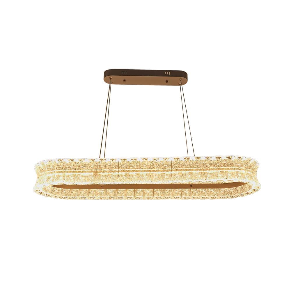 ไฟช่อ LED CARINI KM1685-L900mm 48 วัตต์ DAYLIGHT/COOL WHITE/WARM WHITE สีทอง/ขาว 1 หัว