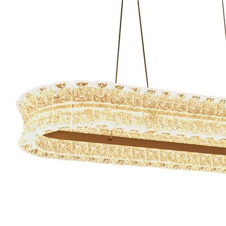 ไฟช่อ LED CARINI KM1685-L900mm 48 วัตต์ DAYLIGHT/COOL WHITE/WARM WHITE สีทอง/ขาว 1 หัว_3