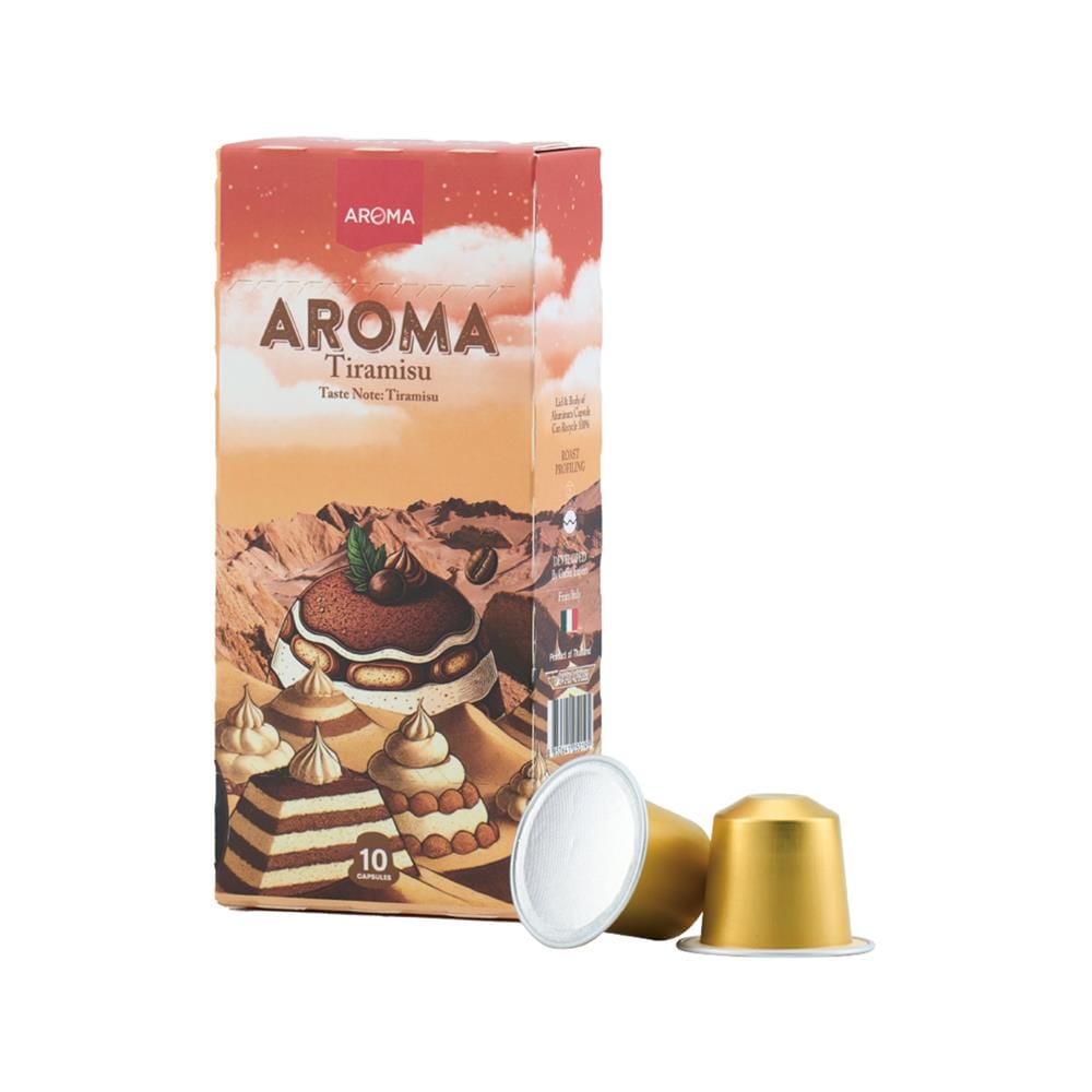แคปซูลเครื่องชงกาแฟ AROMA ทีรามิสุ 5.5 ก. (10 แคปซูล)