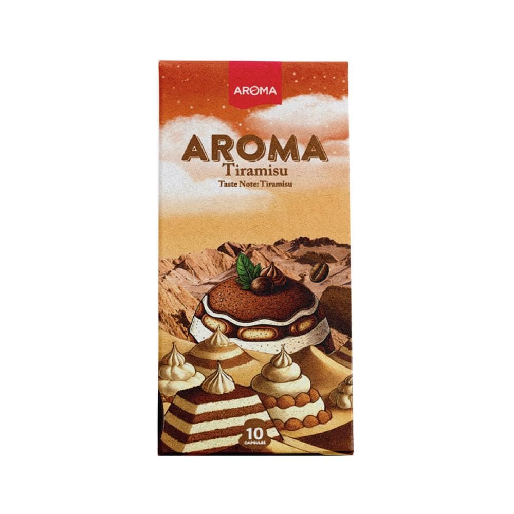แคปซูลเครื่องชงกาแฟ AROMA ทีรามิสุ 5.5 ก. (10 แคปซูล)