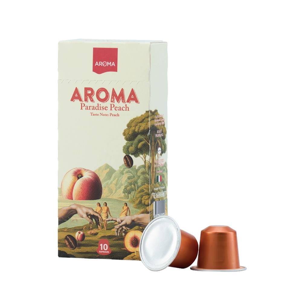 แคปซูลเครื่องชงกาแฟ AROMA พีช 5.5 ก. (10 แคปซูล)
