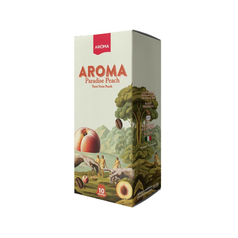 แคปซูลเครื่องชงกาแฟ AROMA พีช 5.5 ก. (10 แคปซูล)