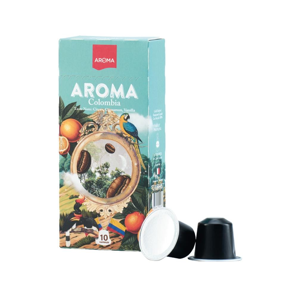 แคปซูลเครื่องชงกาแฟ AROMA โคลัมเบีย 5.5 ก. (10 แคปซูล)