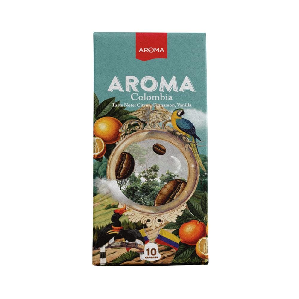 แคปซูลเครื่องชงกาแฟ AROMA โคลัมเบีย 5.5 ก. (10 แคปซูล)