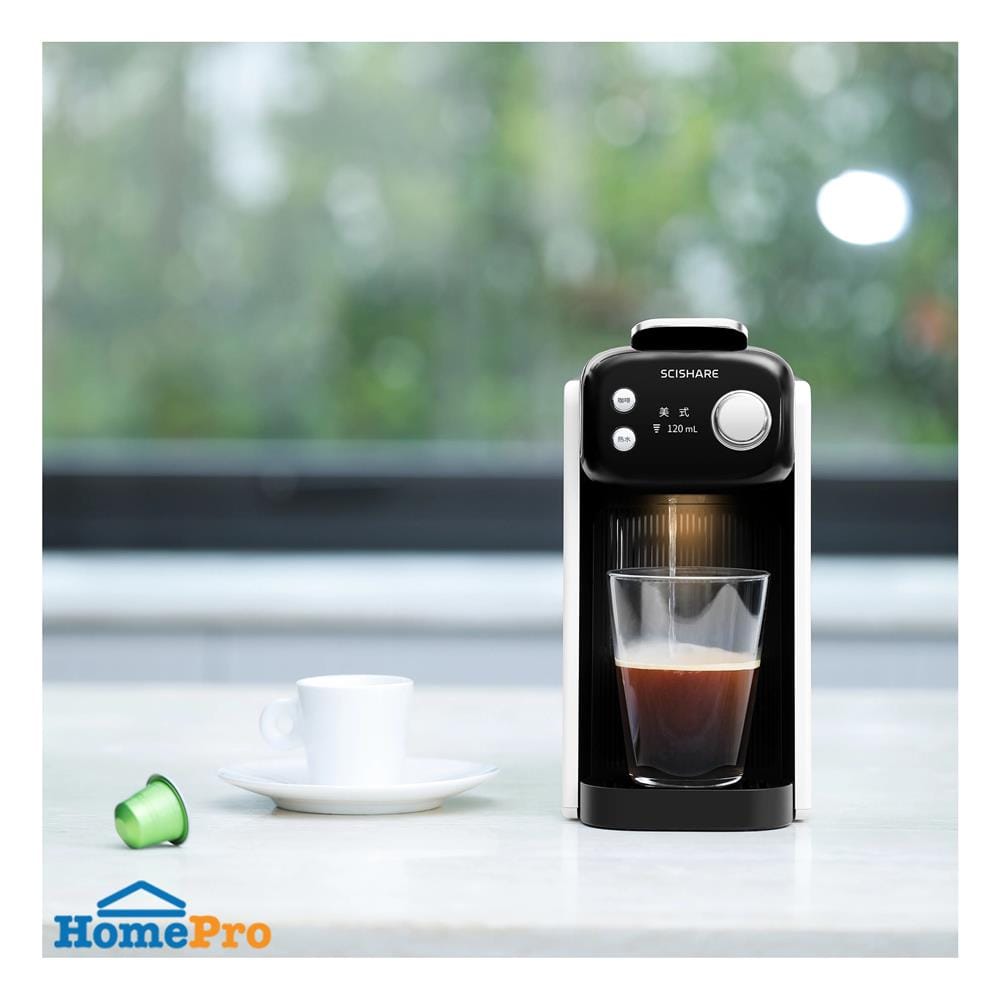 เครื่องชงกาแฟแคปซูล SCISHARE S1203 WH สีขาว