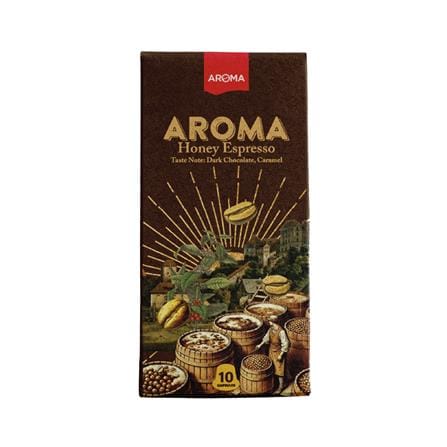 แคปซูลเครื่องชงกาแฟ AROMA ฮันนี่เอสเพรสโซ 5.5 ก. (10 แคปซูล)_1