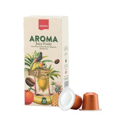 แคปซูลเครื่องชงกาแฟ AROMA จูซซี่ฟรุตตี้ 5.5 ก. (10 แคปซูล)_0