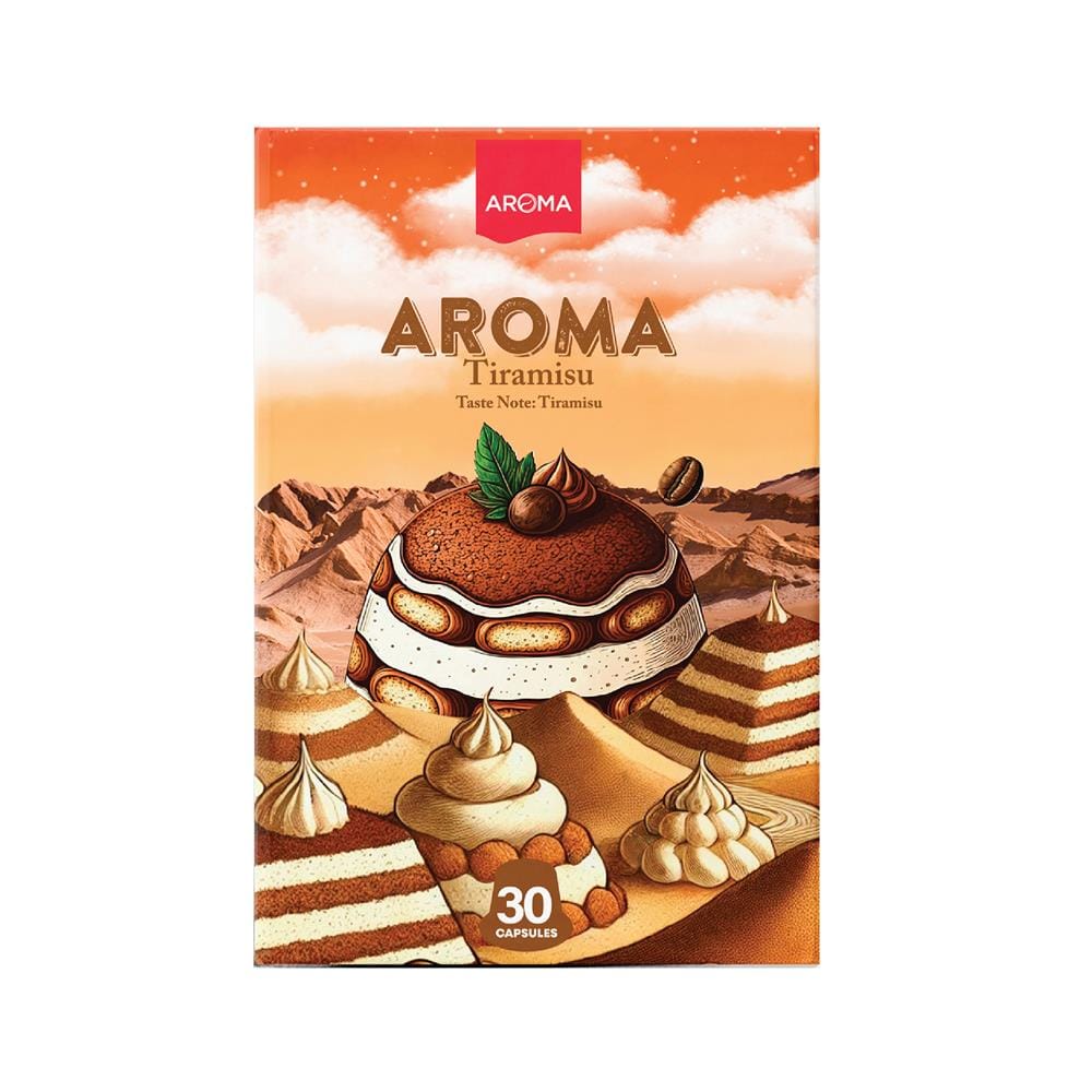 แคปซูลเครื่องชงกาแฟ AROMA ทีรามิสุ 5.5 ก. (30 แคปซูล)