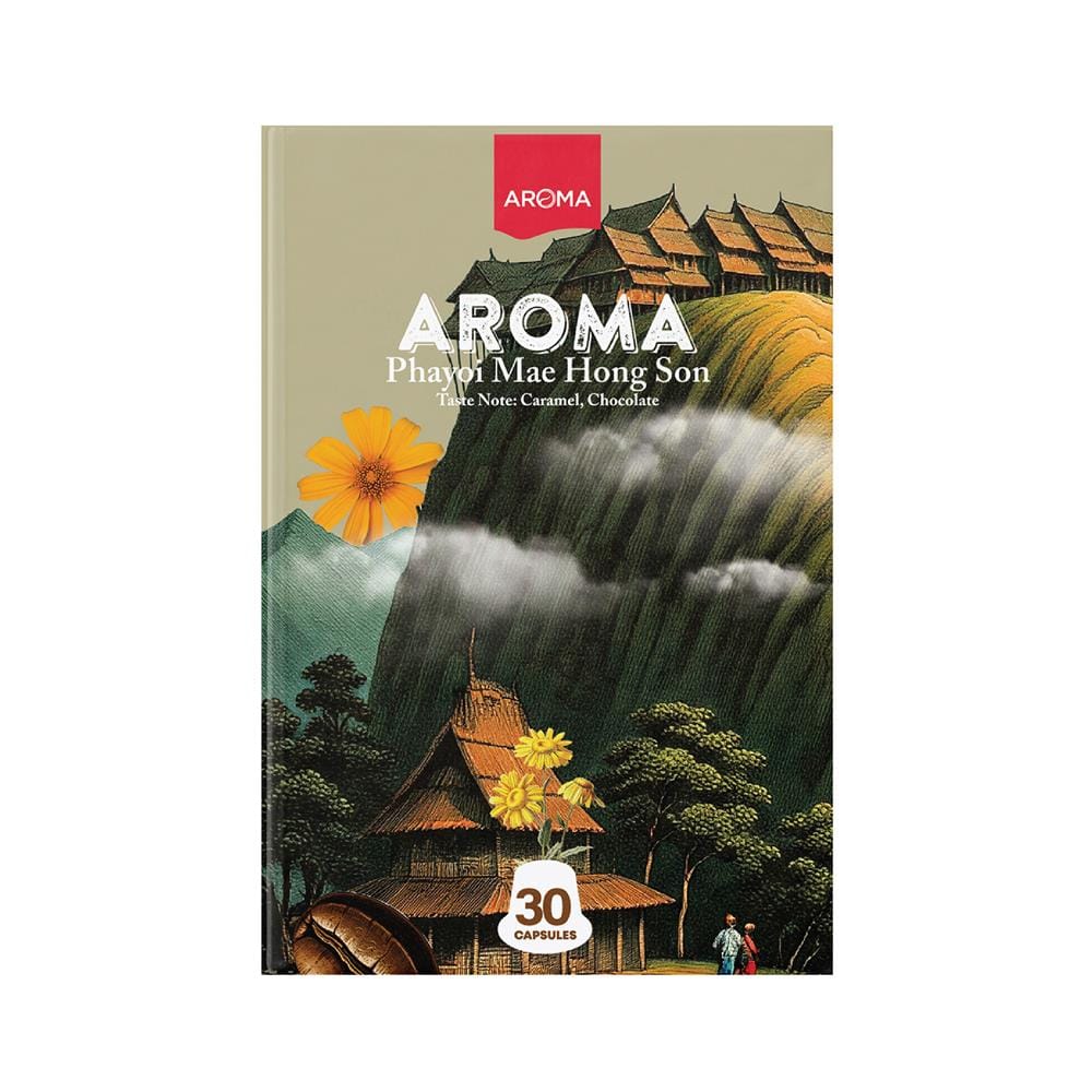 แคปซูลเครื่องชงกาแฟ AROMA พะยอยแม่ฮ่องสอน 5.5 ก. (30 แคปซูล)