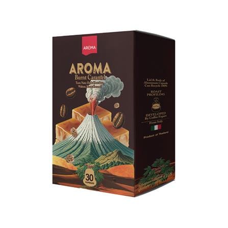 แคปซูลเครื่องชงกาแฟ AROMA เบิร์นคาราเมล 5.5 ก. (30 แคปซูล)_1
