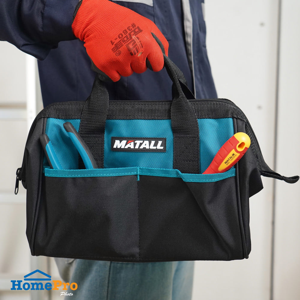 กระเป๋าเครื่องมือช่าง MATALL HP-101 12 นิ้ว สีดำ/ฟ้า