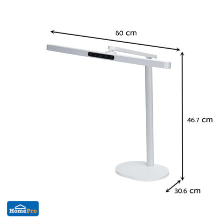 ไฟอ่านหนังสือ LED CARINI LA-E678WH 12 วัตต์ DAYLIGHT/COOL WHITE/WARM WHITE สีขาว_8
