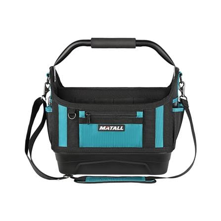กระเป๋าเครื่องมือช่างสำหรับงานหนัก พร้อมฐานพลาสติก MATALL HP-111 สีดำ/ฟ้า_0