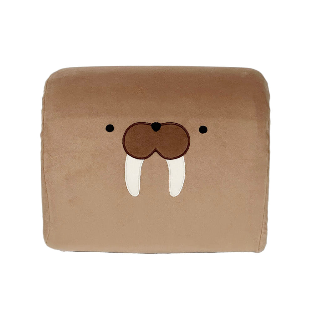 หมอนรองคอ SNAZZ K-WALRUS 9.5x11.5 นิ้ว สีน้ำตาล