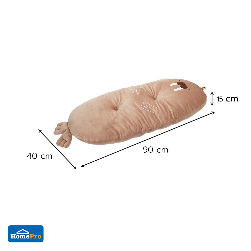 เบาะรองนั่ง SNAZZ K-WALRUS 15.8x35.5 นิ้ว สีน้ำตาล
