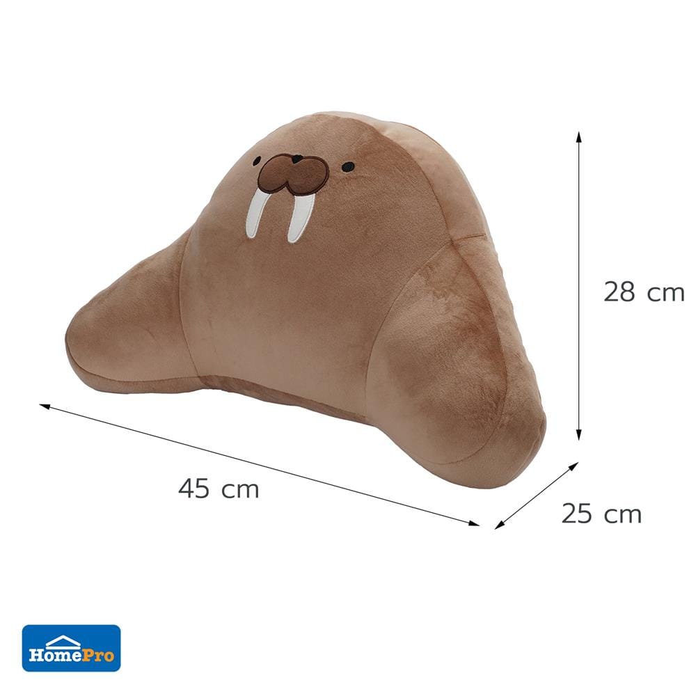 เบาะรองหลัง SNAZZ K-WALRUS 11x17.5 นิ้ว สีน้ำตาล