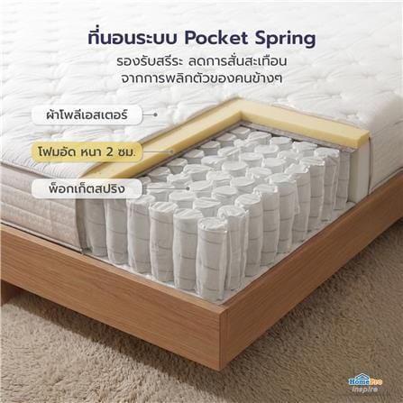 ที่นอนพ็อกเก็ตสปริง สุญญากาศ 6 ฟุต SNAZZ NOLAN_5