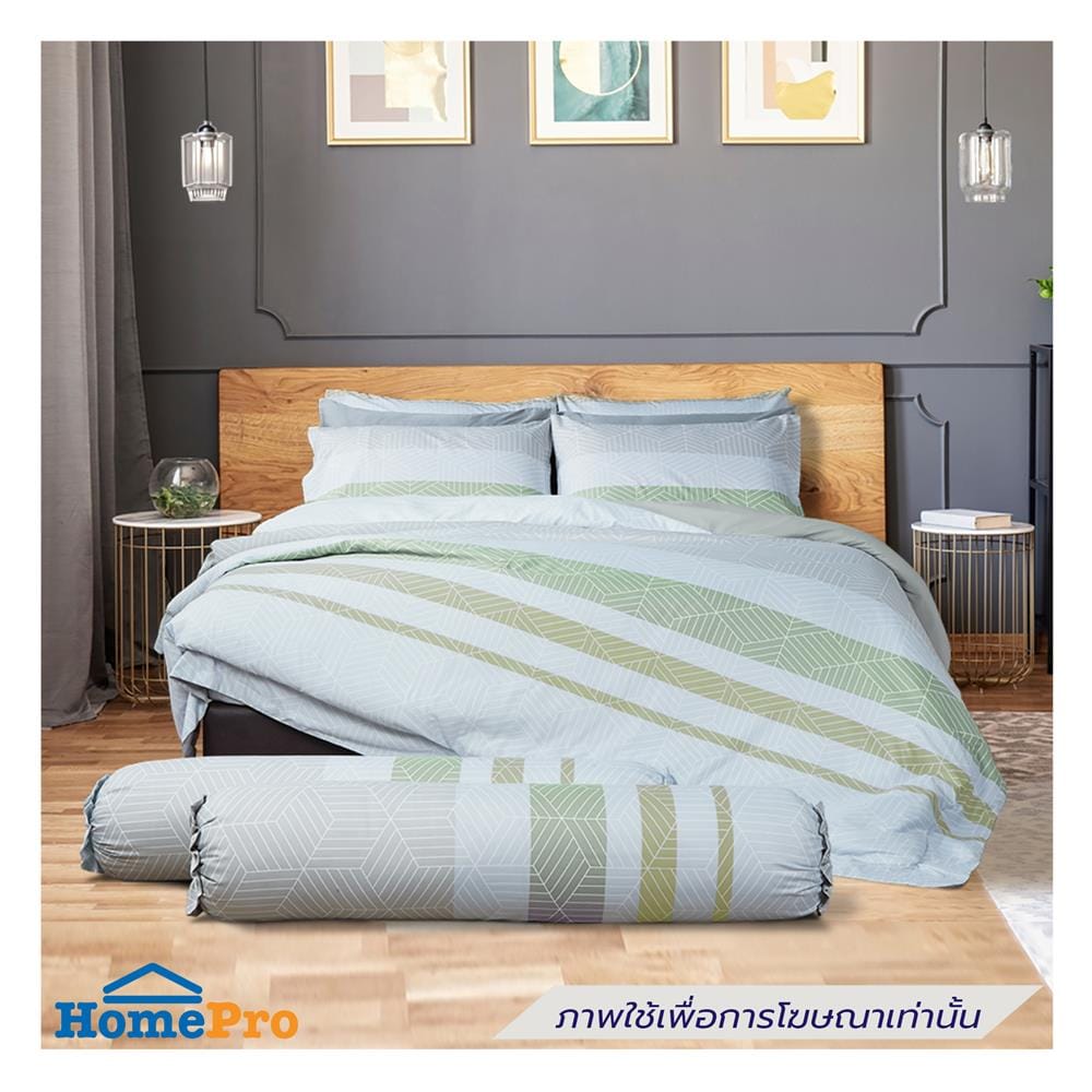 ชุดผ้าปูที่นอน 6 ฟุต (ชุด 6 ชิ้น) SATIN PLUS PRINTED SERIES PP028