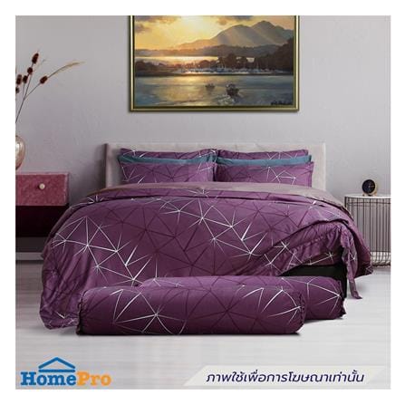 ชุดผ้าปูที่นอน 6 ฟุต (ชุด 6 ชิ้น) SATIN PLUS PRINTED SERIES PP027_0