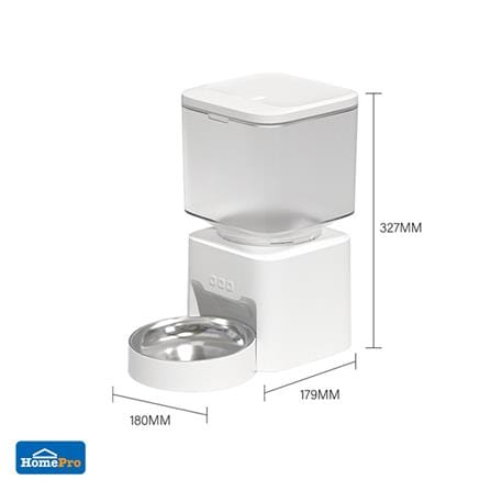 เครื่องให้อาหารสัตว์เลี้ยงอัตโนมัติ ELSPET MAGIC CUBE สีขาว_9