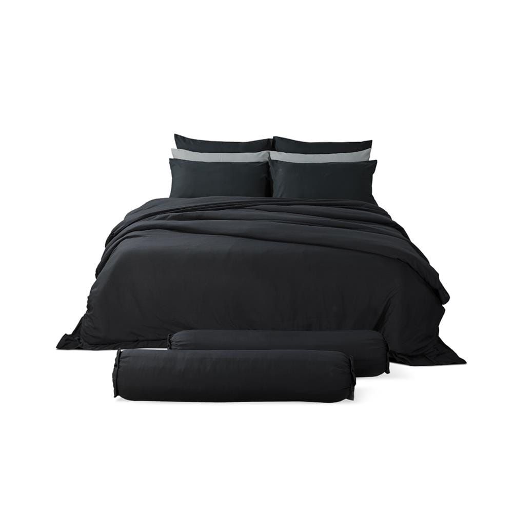 ชุดผ้าปูที่นอน 6 ฟุต (ชุด 6 ชิ้น) SATIN PLUS SOLID COLOR PS026