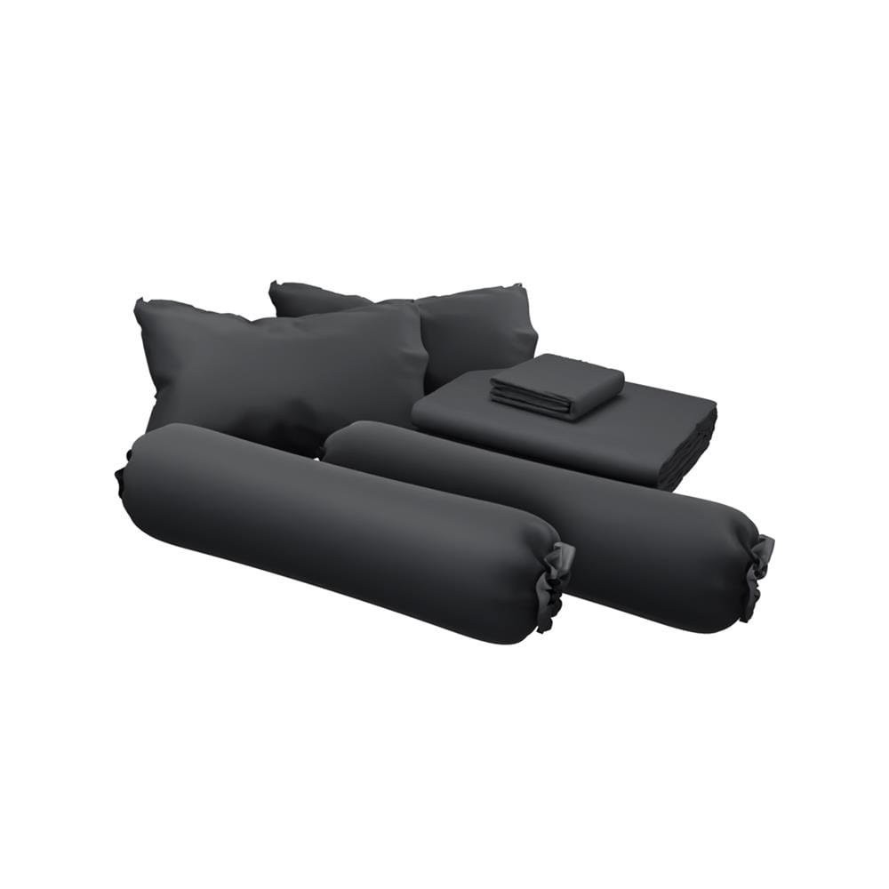 ชุดผ้าปูที่นอน 6 ฟุต (ชุด 6 ชิ้น) SATIN PLUS SOLID COLOR PS026