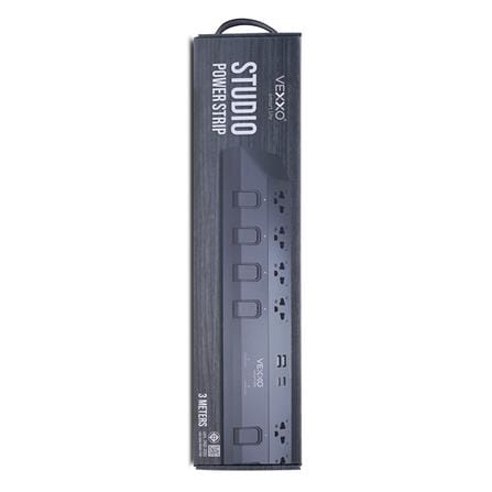รางปลั๊กไฟ 8 ช่อง 8 สวิตซ์ 2 USB-A 2 USB-C VEXXO S...
