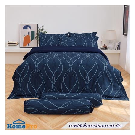 ชุดผ้าปูที่นอน 6 ฟุต (ชุด 6 ชิ้น) SATIN PLUS PRINED SERIES PP033_0