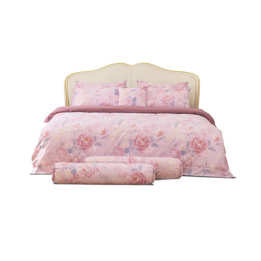 ชุดผ้าปูที่นอน 6 ฟุต (ชุด 6 ชิ้น) SATIN PLUS PRINTED SERIES PP037
