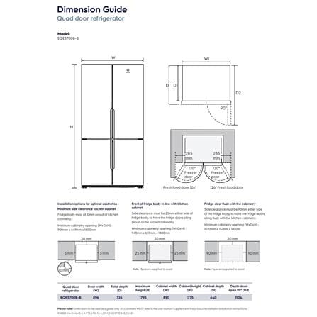 ตู้เย็น MULTI DOOR ELECTROLUX EQE5700B-B 19.9 คิว สีดำด้าน_6