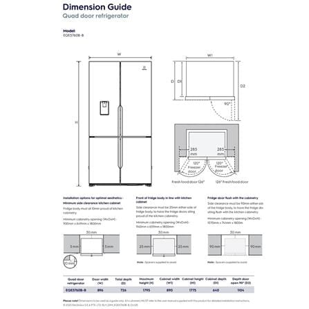 ตู้เย็น MULTI DOOR ELECTROLUX EQE5760B-B 19.8 คิว สีดำ_6