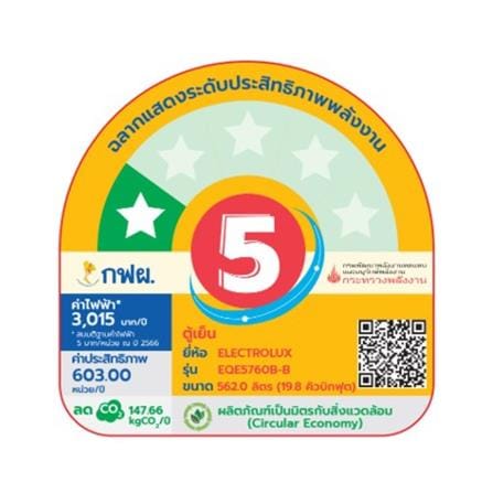 ตู้เย็น MULTI DOOR ELECTROLUX EQE5760B-B 19.8 คิว สีดำ_5