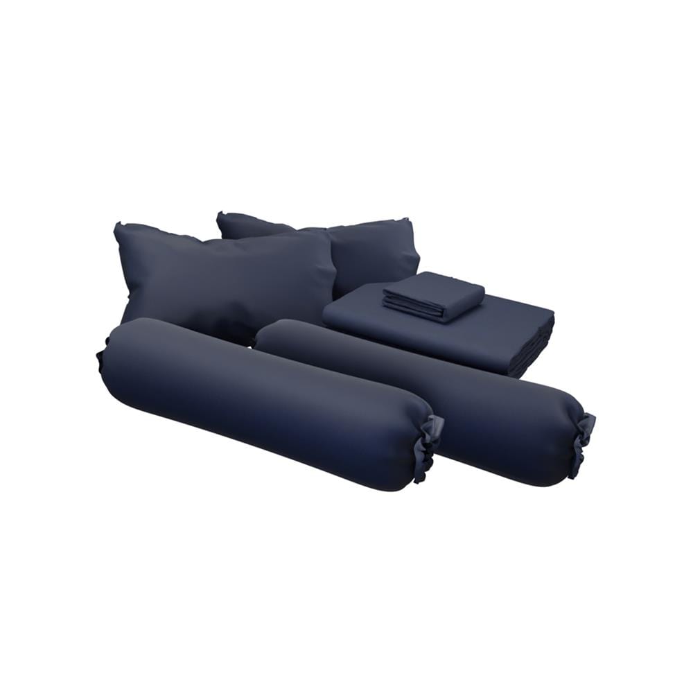 ชุดผ้าปูที่นอน 6 ฟุต (ชุด 6 ชิ้น) SATIN PLUS SOLID COLOR PS023