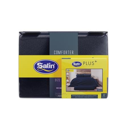 ชุดผ้าปูที่นอน 6 ฟุต (ชุด 6 ชิ้น) SATIN PLUS SOLID COLOR PS023_4