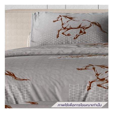 ชุดผ้าปูที่นอน 6 ฟุต (ชุด 6 ชิ้น) SATIN PLUS LUCKY ME LUCKY WISH LKS005_1