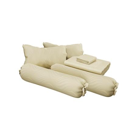 ชุดผ้าปูที่นอน 6 ฟุต (ชุด 6 ชิ้น) SATIN PLUS LUCKY ME LUCKY WISH LK076_2