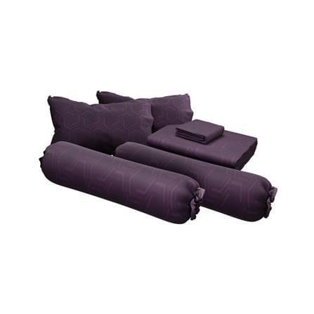 ชุดผ้าปูที่นอน 6 ฟุต (ชุด 6 ชิ้น) SATIN PLUS LUCKY ME LUCKY WISH LK074_2