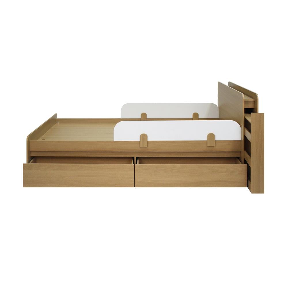 เตียง 3.5 ฟุต FURDINI MARU สี NT OAK/ขาว