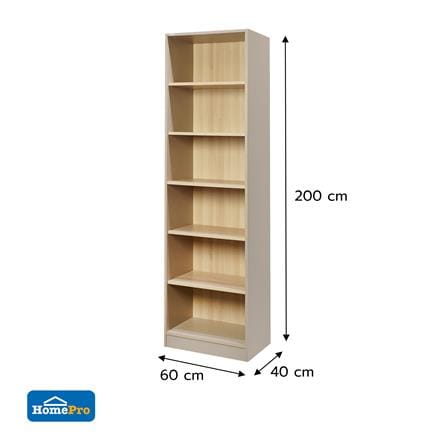 ชั้นวางของ 6 ชั้น FURDINI KEEPER+ 60 ซม. สี LIGHT OAK/SOFT BEIGE_10