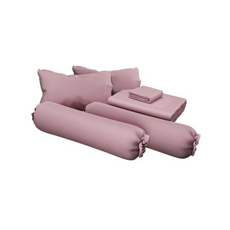ชุดผ้าปูที่นอน 6 ฟุต (ชุด 6 ชิ้น) SATIN PLUS SOLID COLOR PS024_2