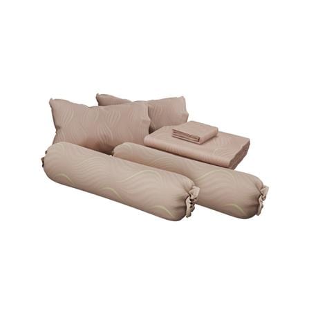 ชุดผ้าปูที่นอน 6 ฟุต (ชุด 6 ชิ้น) SATIN PLUS LUCKY ME LUCKY WISH LK080_2