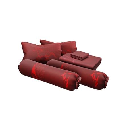 ชุดผ้าปูที่นอน 6 ฟุต (ชุด 6 ชิ้น)  SATIN PLUS LUCKY ME LUCKY WISH LKS007_2